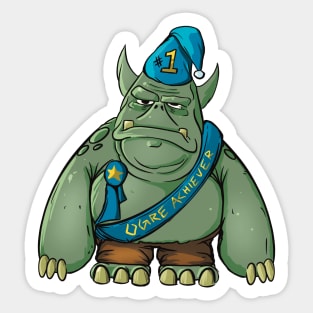 Ogre Achiever (Over Achiever) Sticker